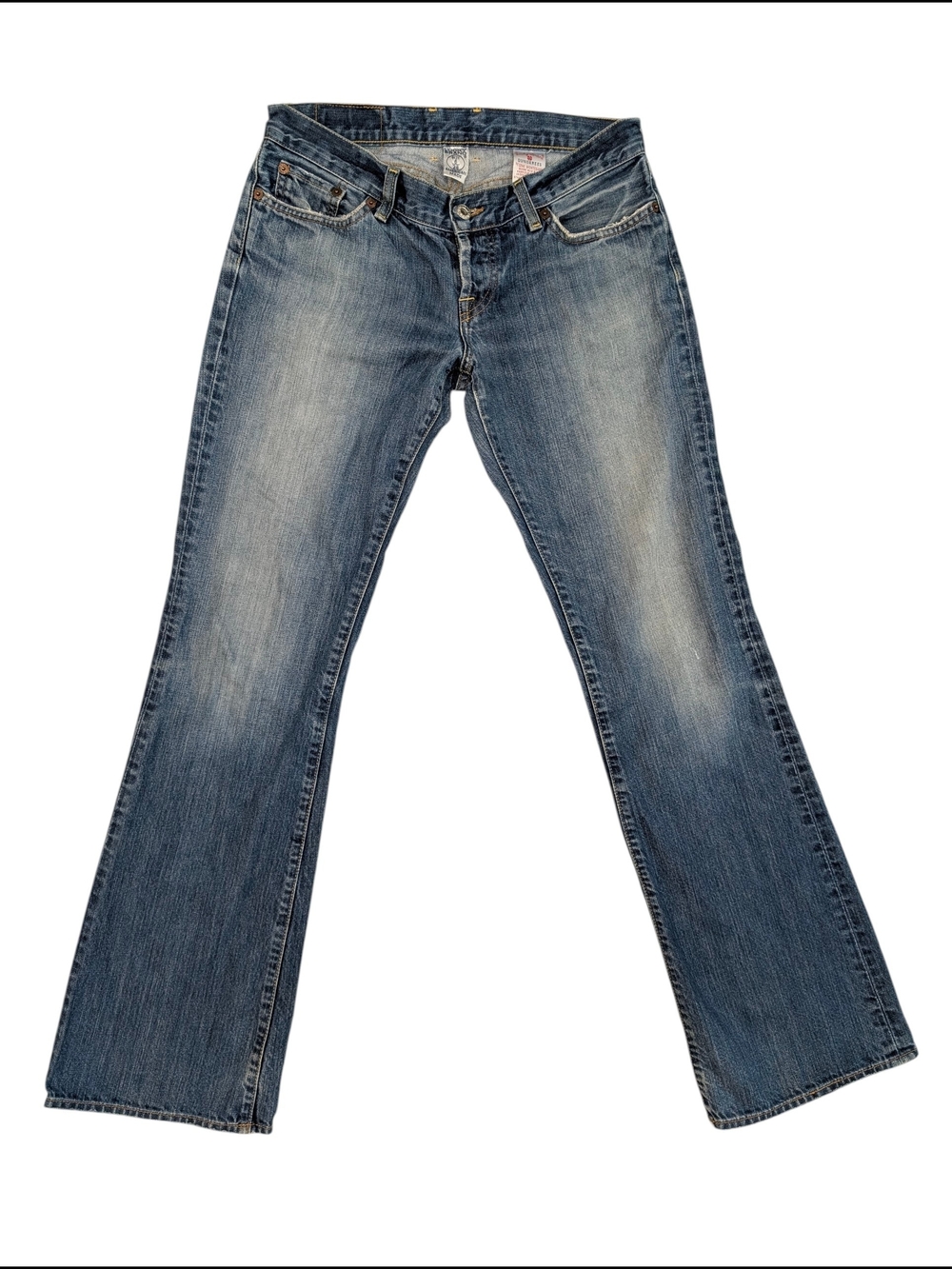 Lucky Brand Dungarees Women's 6 Sweet Dream Jean Y2K Low Rise Bootcut Denim